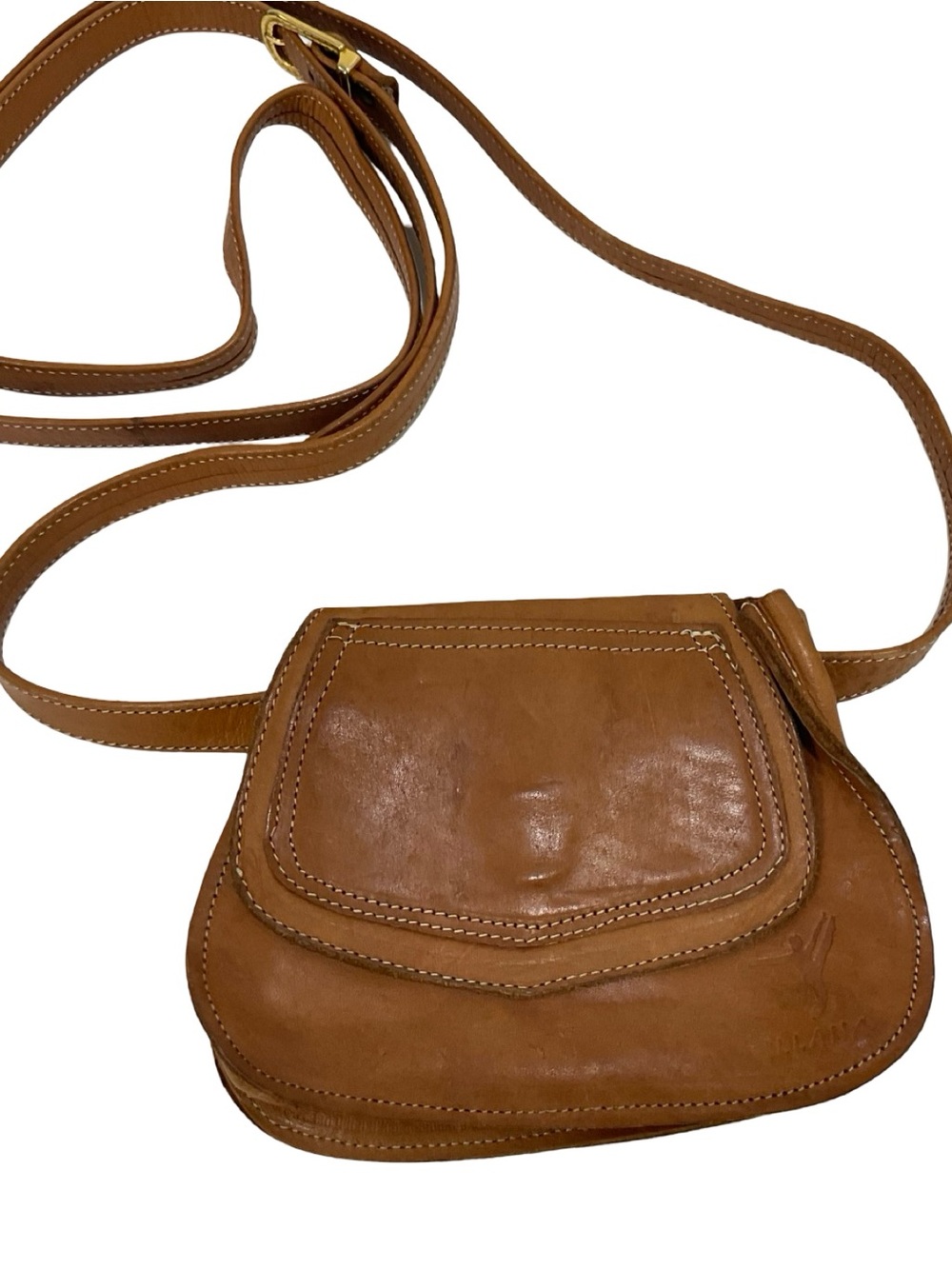 Vintage Illana Small Leather Crossbody Bag